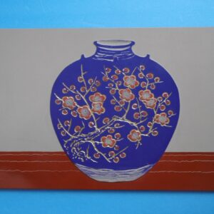 日本画 のおすすめ作品・人気作家 壺　梅の花　紅梅 漆画　壺「爛漫」 インテリア絵画 アート