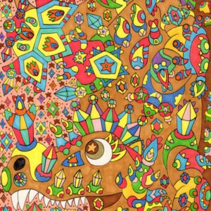 絵画 のおすすめ作品・人気作家 光 かっこいいカラフル インテリア クリスタル ティラノサウルス 土 土属性 宝 宝物 宝石 恐竜 色とりどり 輝く 土属性のティラノサウルス インテリア絵画 アート