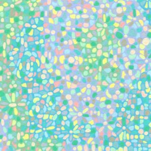 絵画 のおすすめ作品・人気作家 アクリルガッシュ アクリル画 カラフル 花柄 みつめる インテリア絵画 アート