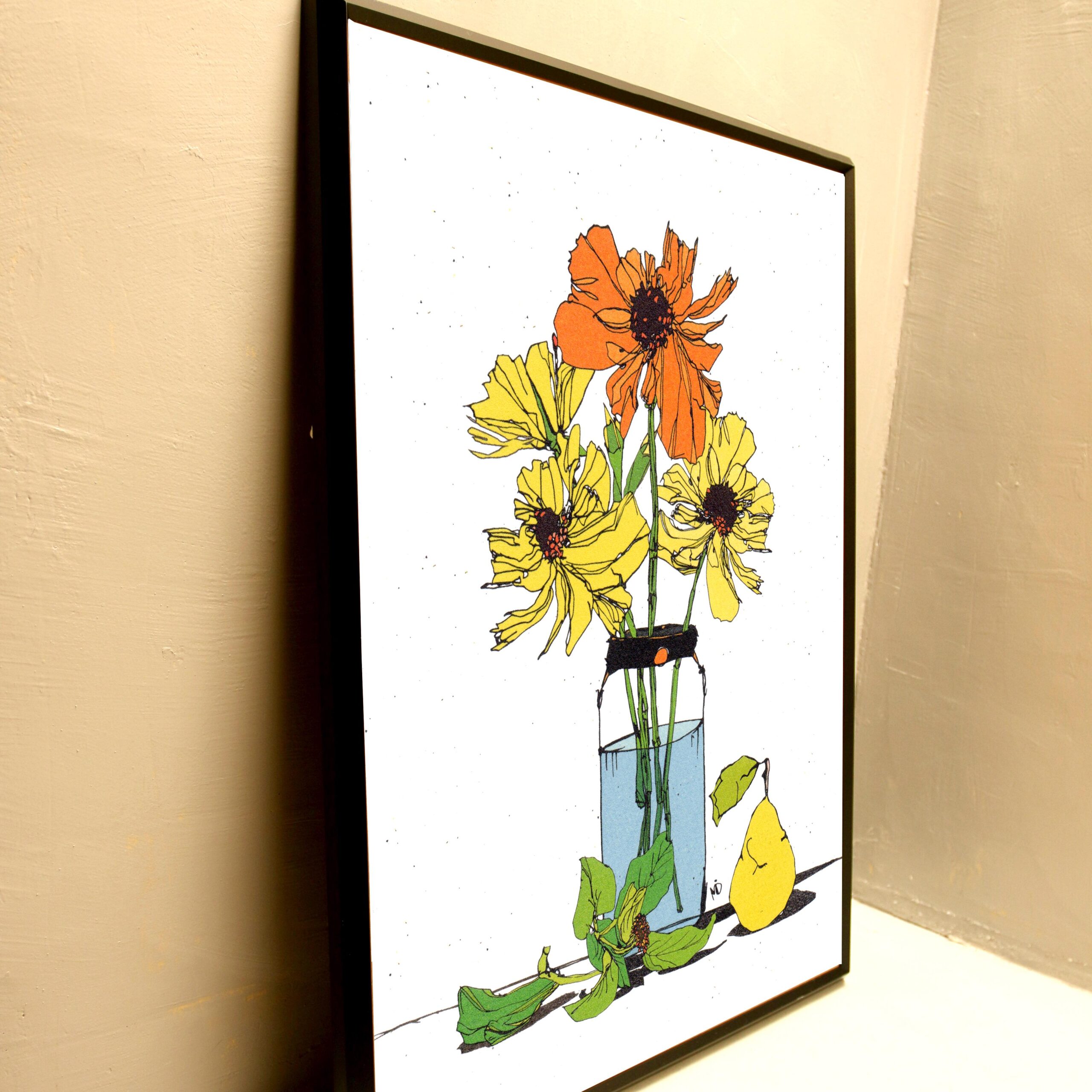 イタリアの人気画家 ティノ・ステファノーニ 可愛いらしい版画 シルクスクリーン イタリアの人気画家 ティノ・ステファノーニ 可愛いらしい版画