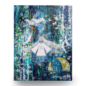 絵画 のおすすめ作品・人気作家 動物 宇宙 ファンタジー 妖精 月 青 Spring インテリア絵画 アート