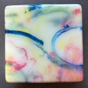 油絵 のおすすめ作品・人気作家 抽象画透明感ゼリー カラフル不思議面白い楽しい綺麗 ゼリー ① インテリア絵画 アート