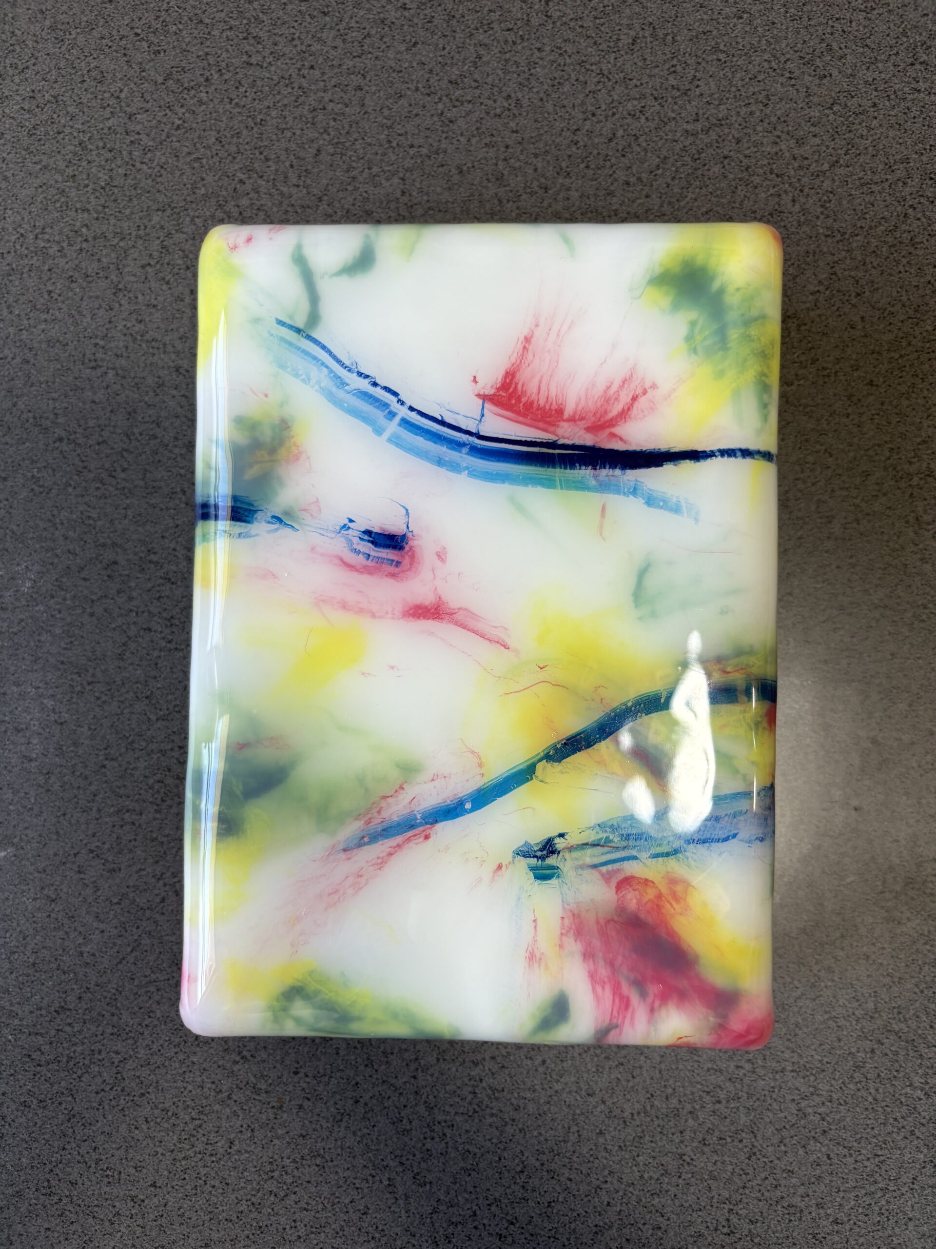 油絵 のおすすめ作品・人気作家 抽象画透明感ゼリー 面白い楽しい綺麗 ゼリー ④ インテリア絵画 アート