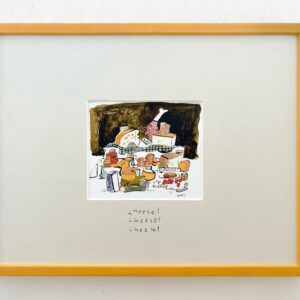 手描きイラスト のおすすめ作品・人気作家 インク チーズ cheese cheese cheese! インテリア絵画 アート