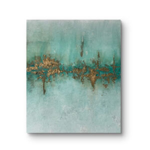 絵画 のおすすめ作品・人気作家 青　自然　湖　抽象画　アクリル　アルコールインク Hidden Lake/special インテリア絵画 アート