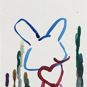 アクリル画 のおすすめ作品・人気作家 うさぎ シンプル ハート ワンピース 絵 No title インテリア絵画 アート