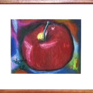 パステル画 のおすすめ作品・人気作家 植物 りんご カラフル パステル 色彩 Apple32 インテリア絵画 アート