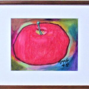 パステル画 のおすすめ作品・人気作家 かわいい りんご パステル 色彩 Apple48 インテリア絵画 アート