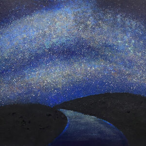 アクリル画 のおすすめ作品・人気作家 宇宙 シンプル メタリック 夜空 天の川 銀河 風景画 星空 インテリア絵画 アート