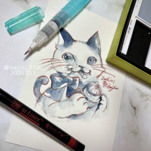 絵画 のおすすめ作品・人気作家 猫 クリームひげの猫ちゃん インテリア絵画 アート
