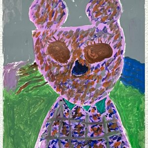 手描きイラスト のおすすめ作品・人気作家 ネズミアクリルイラスト絵画手描き 根津 美智子 インテリア絵画 アート