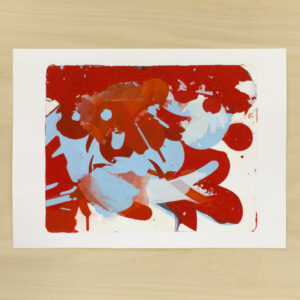 版画 のおすすめ作品・人気作家 抽象画 赤 版画 Crazy Idea インテリア絵画 アート