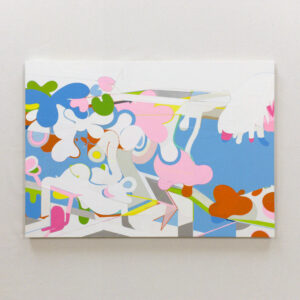 アクリル画 のおすすめ作品・人気作家 ピンク 抽象画 カラフル モンスター 青 風景画 Water Garden インテリア絵画 アート