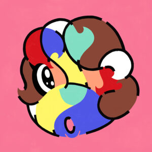 デジタルイラスト のおすすめ作品・人気作家 colorful contemporaryart Portreit キャラクター ポートレイト 漫画 線画 character_06 インテリア絵画 アート