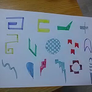 Uncategorized 理科　科学　IQ いろいろデザイン#1 インテリア絵画 アート