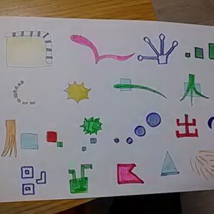 Uncategorized 理科　科学　IQ いろいろデザイン#6 インテリア絵画 アート