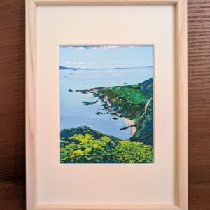 アクリル画 のおすすめ作品・人気作家 風景画 アクリル画 三浦半島 岬 『岬(The cape) 〜あの日の景色〜』 インテリア絵画 アート