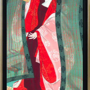 絵画 のおすすめ作品・人気作家 歴史妄想画 絹本 美人画 日本画 平安時代 待賢門院 連作平安不良少女「白河院の姫君」 インテリア絵画 アート