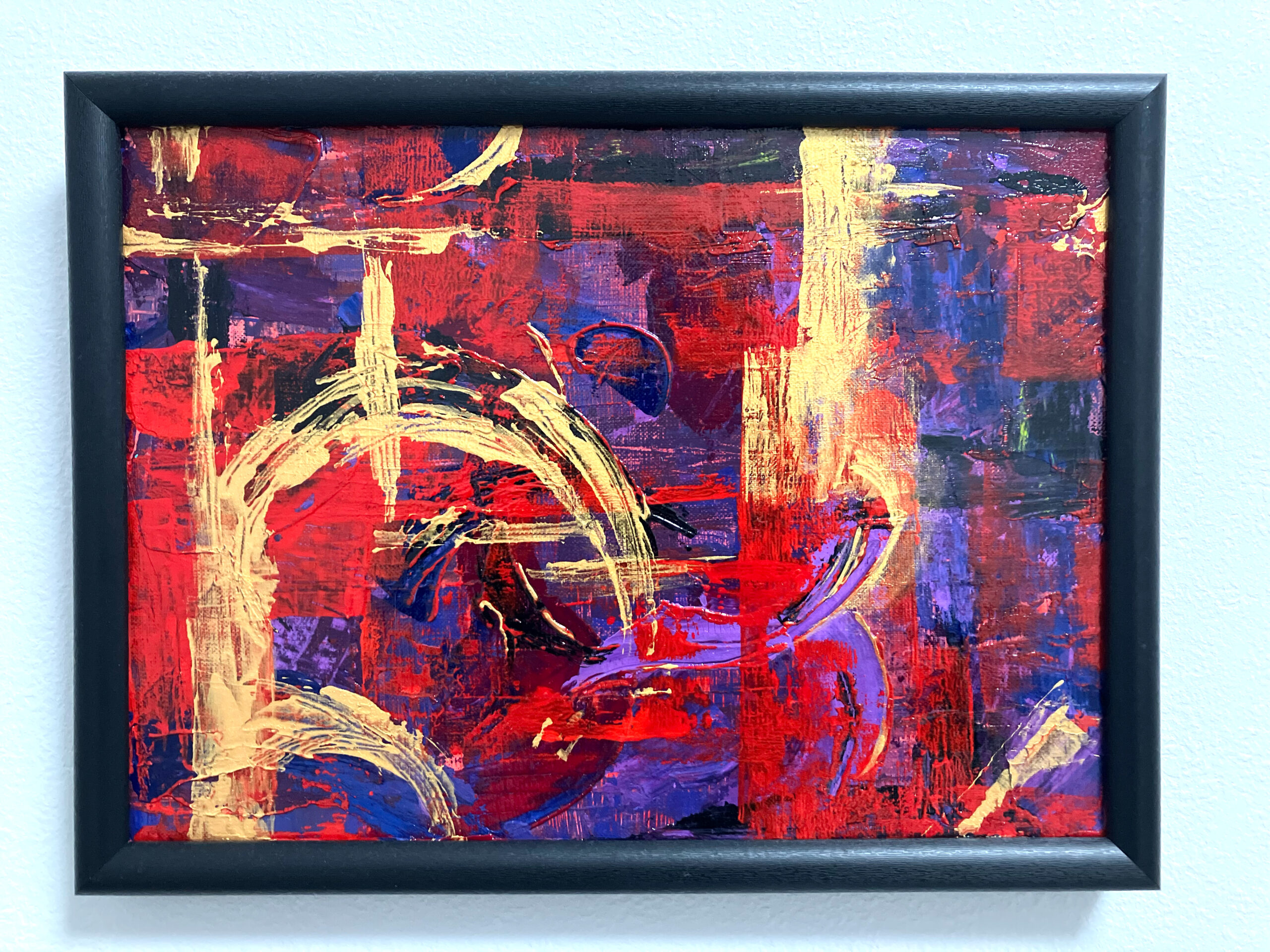 絵画 のおすすめ作品・人気作家 抽象画　赤　金　 Line インテリア絵画 アート