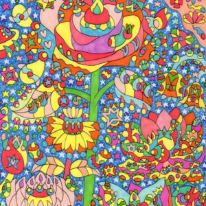 絵画 のおすすめ作品・人気作家 宇宙 星 植物 花 インテリア カラフル 個性 幻想 惑星 絵画 色とりどり スペース・フラワーズ インテリア絵画 アート