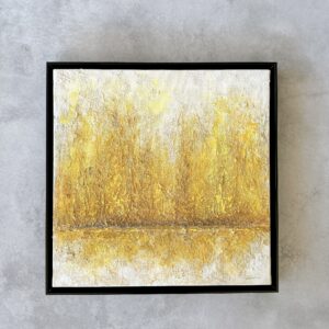 アクリル画 のおすすめ作品・人気作家 抽象画 黄色 インテリア モダン リビング 暖色系 癒し 秋 紅葉 秋の光 – Autumn Light インテリア絵画 アート