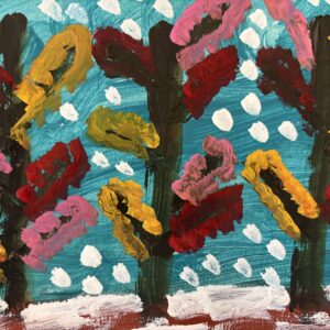 その他 イラスト クリスマスツリー インテリア絵画 アート