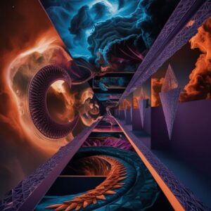 その他 生成AI作品 無機質画像 インテリア絵画 アート