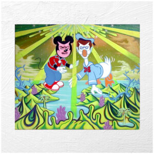 Uncategorized  ミッキー＆ドナルド? インテリア絵画 アート