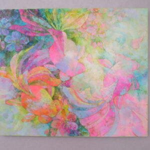 油絵 のおすすめ作品・人気作家 ピンク 抽象画 油絵 海 緑 花 金魚 魚 黄色 かわいい カラフル パステルカラー 桜 生き物 癒し 空想 春の水面 インテリア絵画 アート