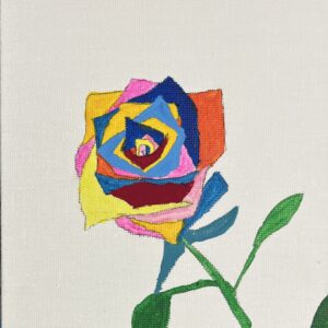 アクリル画 のおすすめ作品・人気作家 バラ　花 相違 インテリア絵画 アート