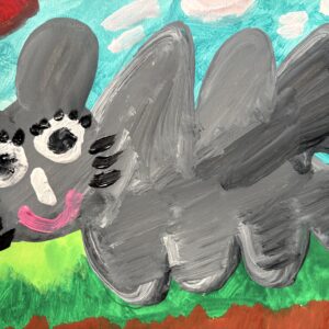 その他 イラスト 散歩 インテリア絵画 アート