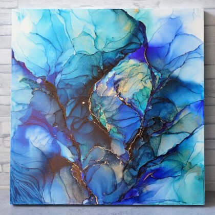 絵画 のおすすめ作品・人気作家 抽象画 現代アート 青 青の夢路 インテリア絵画 アート