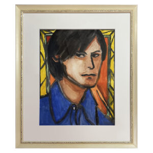 水彩画 のおすすめ作品・人気作家 男性 animation comic frame portrait tension アニメ オレンジ マンガ 人物画 橙 額縁 美しい青年 インテリア絵画 アート