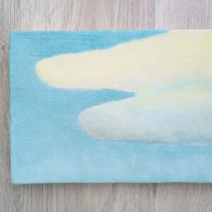 油絵 のおすすめ作品・人気作家 油絵 穏やかな時間 やわらかな光 パステルカラー 癒し 空 絵画 雲 風景 雲　 インテリア絵画 アート