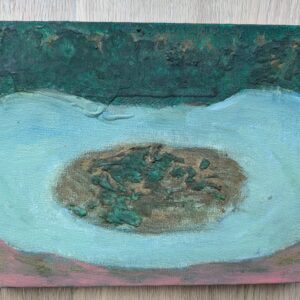 油絵 のおすすめ作品・人気作家 自然 光の風景 心の風景 水 池 湖 自分と向き合う 青 静寂 ヒカルミズウミ　 インテリア絵画 アート