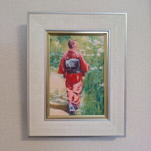 油絵 のおすすめ作品・人気作家 人物画　美人画　油絵　ポートレート 『初夏の光（The early summer’s lights）』 インテリア絵画 アート