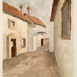 油絵 のおすすめ作品・人気作家 油絵 路地 路地 インテリア絵画 アート