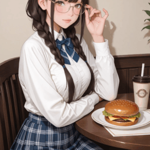 その他 生成AI作品 学校帰りに インテリア絵画 アート