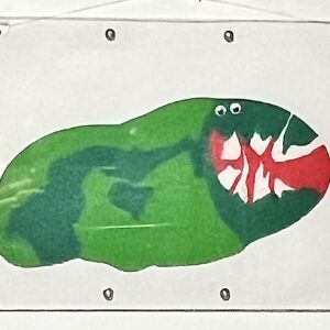 絵画 のおすすめ作品・人気作家 アクリル かわいい けったい デカルコマニー ワニ 爬虫類 現代アート ワニ インテリア絵画 アート