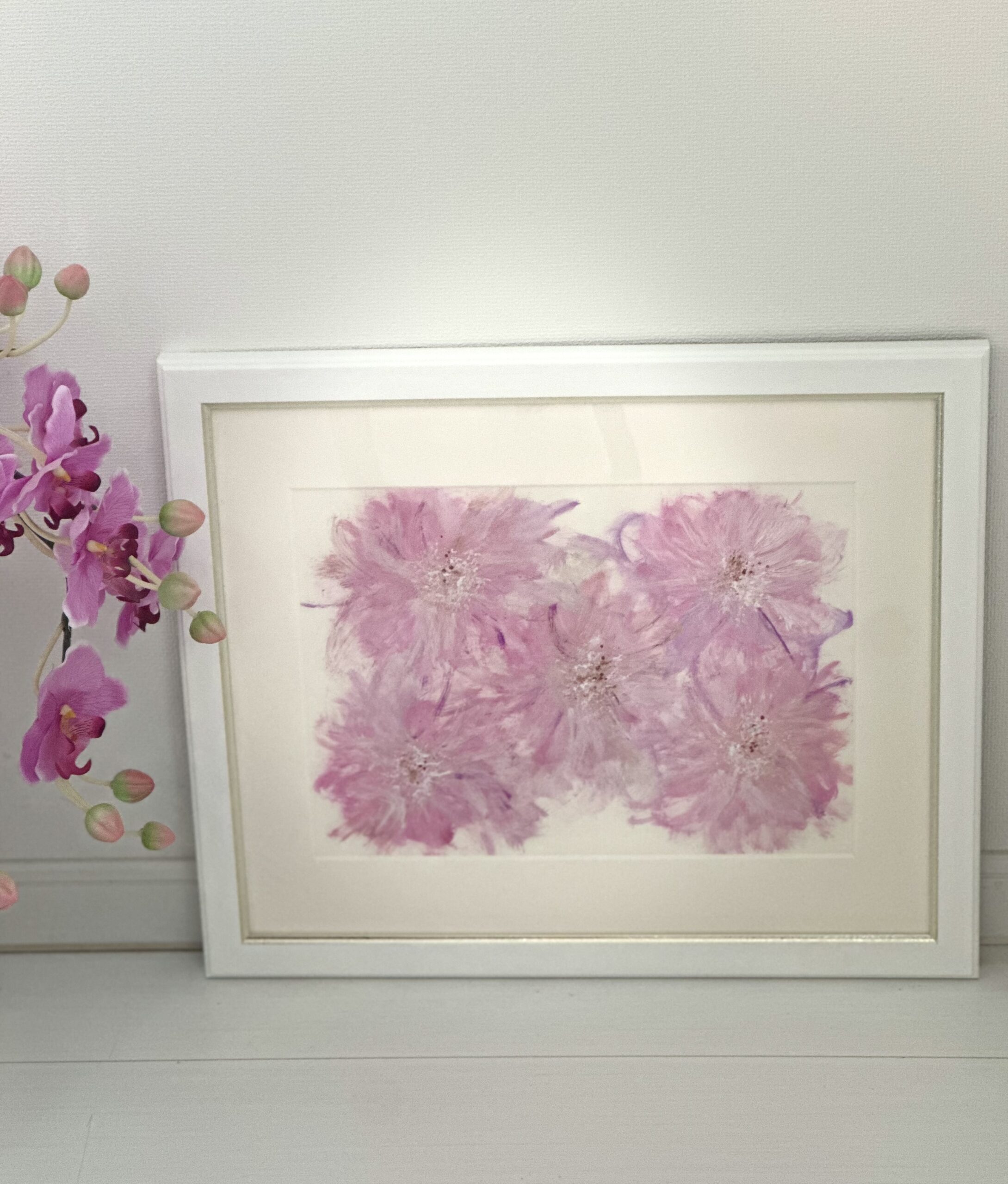 アクリル画 のおすすめ作品・人気作家 花アクリル画現代アート 風薫る花 インテリア絵画 アート