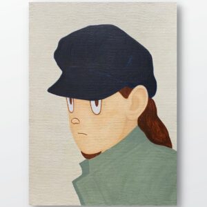 絵画 のおすすめ作品・人気作家 人物 緑 アクリル画 インテリア キャラクター ベージュ ポップアート 現代アート  インテリア絵画 アート