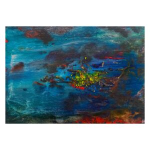 アクリル画 のおすすめ作品・人気作家 光 抽象画 アクリル画 夜間飛行 島 幻想風景 輝き 風景画 Night Flight, Island’s Glow インテリア絵画 アート