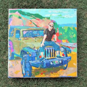 アクリル画 のおすすめ作品・人気作家 人物 車 オーダー制作 インテリア絵画 アート