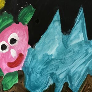 その他 イラスト ボラニヤちゃん インテリア絵画 アート