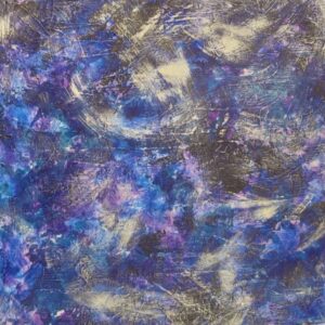 アクリル画 のおすすめ作品・人気作家 星 blue blue picture galaxy 宇宙星銀河青い絵青ブルーUniverse 【星踊る】〜Les stars de la danse〜 インテリア絵画 アート