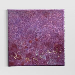 アクリル画 のおすすめ作品・人気作家 抽象画 赤 インテリア ゴールド スタイリッシュ テクスチャーアート パープル マゼンタ モダンアート Delight ～ 歓喜 インテリア絵画 アート