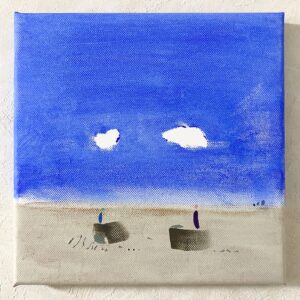 アクリル画 のおすすめ作品・人気作家 抽象画 アクリル画 ブルー 心象風景 風景画 またあう インテリア絵画 アート