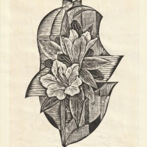 版画 のおすすめ作品・人気作家 花版画モノクロ抽象 through the window (5/11) インテリア絵画 アート