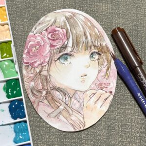 手描きイラスト のおすすめ作品・人気作家 イラスト 眼差し インテリア絵画 アート