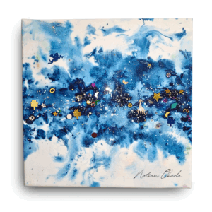 絵画 のおすすめ作品・人気作家 宇宙 抽象画 アート インテリア スピリチュアル 現代アート 絵画 青 色即是空#１ インテリア絵画 アート